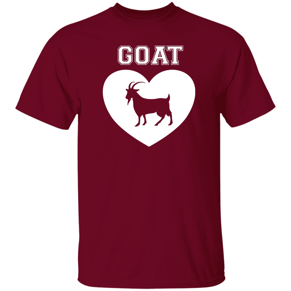 Goat Heart White 5.3 oz. T-Shirt