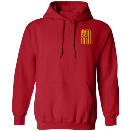 Retired Senior Chief Flag FB Pullover Hoodie