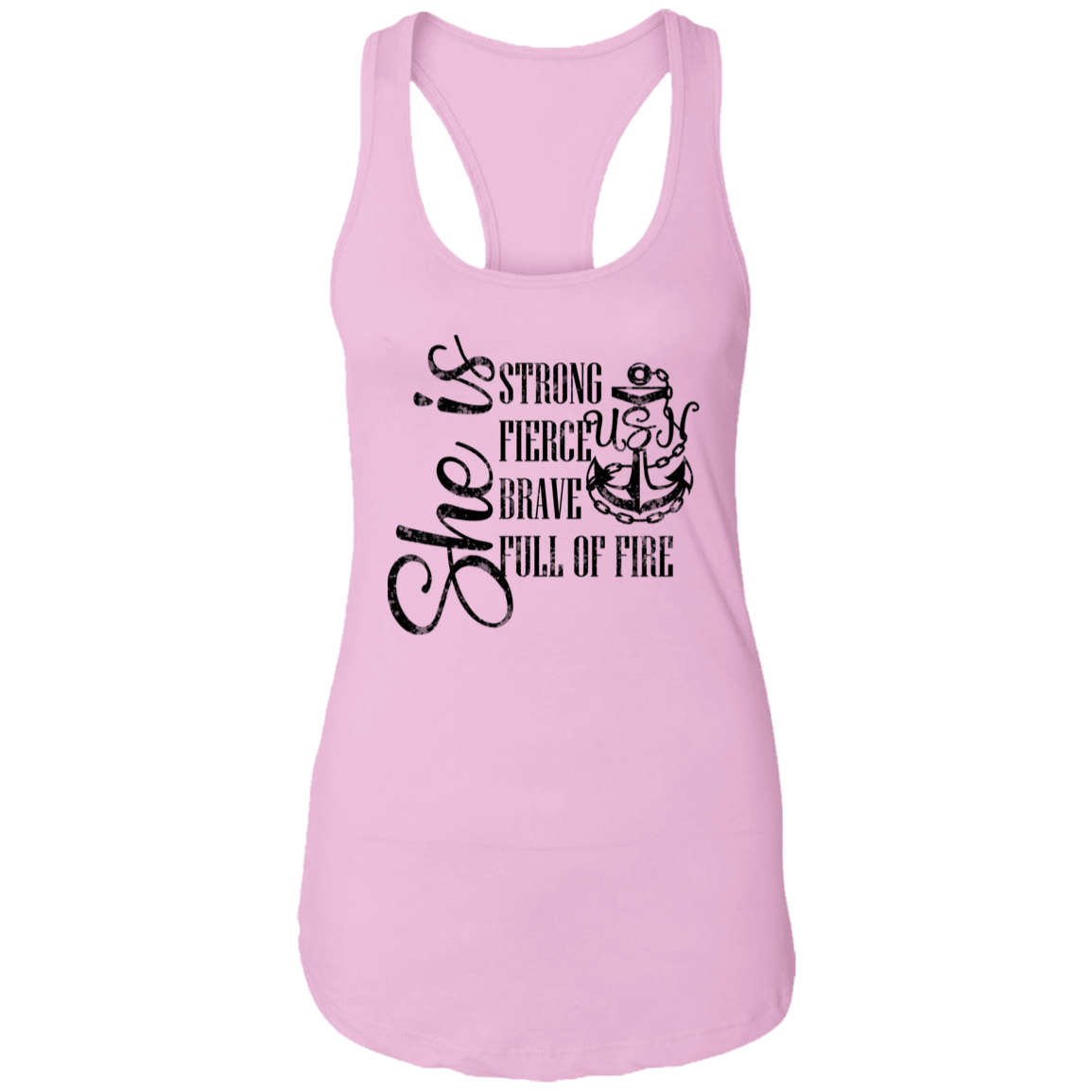 She Is Ladies Racerback Tank