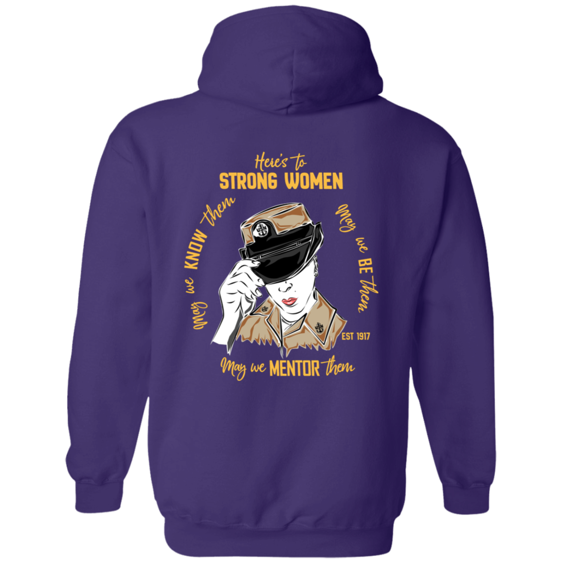 Strong Woman FB Pullover Hoodie