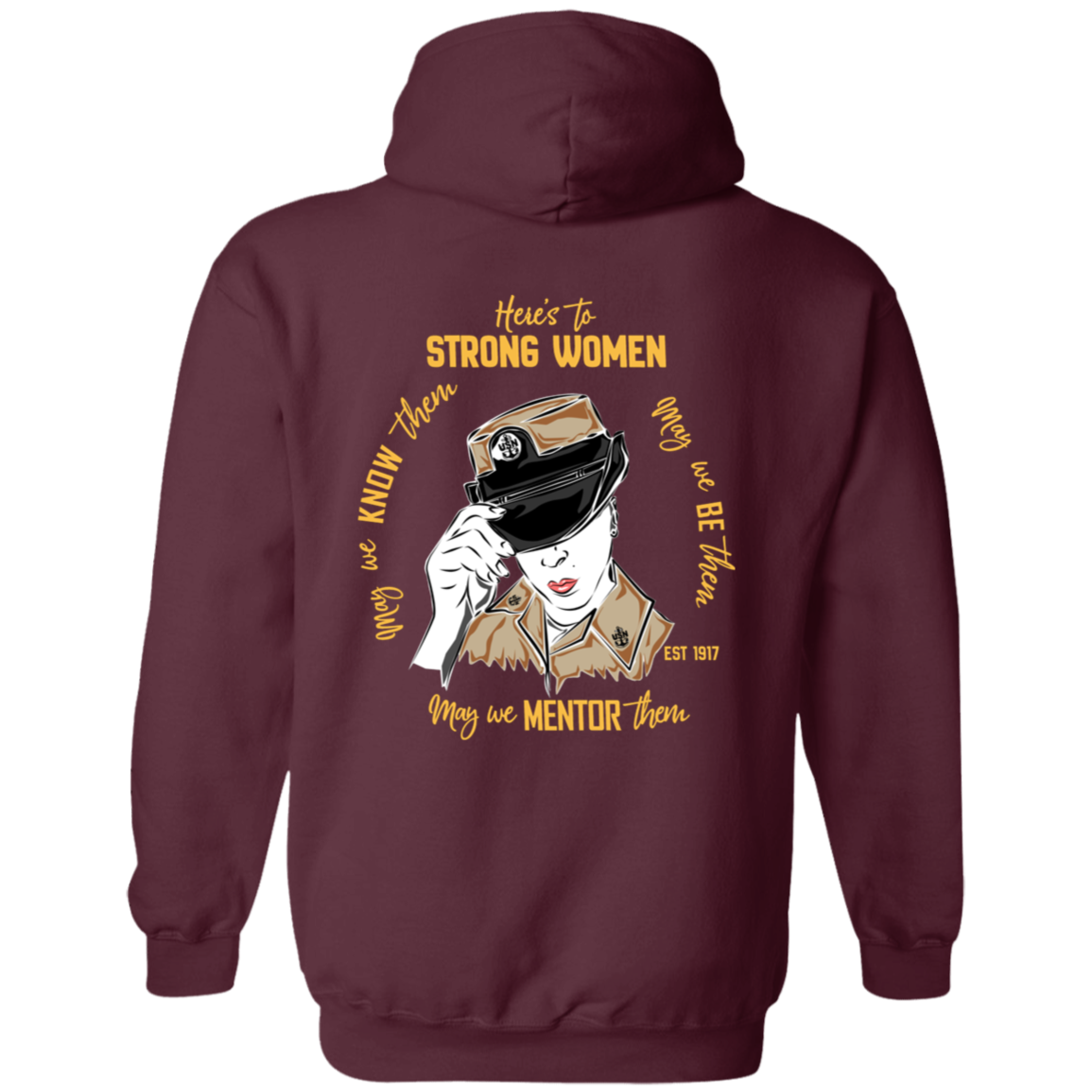 Strong Woman FB Pullover Hoodie