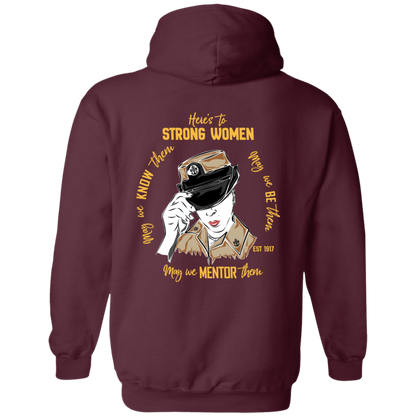 Strong Woman FB Pullover Hoodie