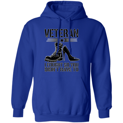 Veteran I Fought Pullover Hoodie