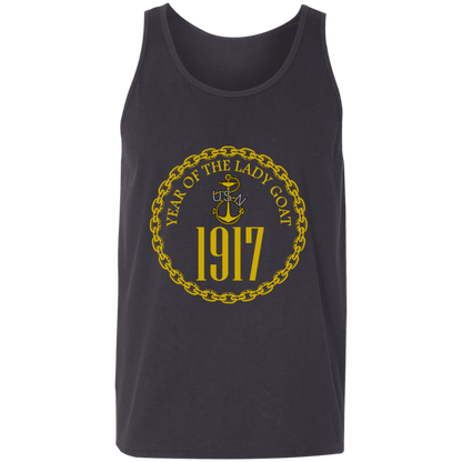 Year of the Lady Goat Gold Unisex Tank