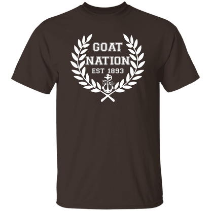 Goat Nation White 5.3 oz. T-Shirt