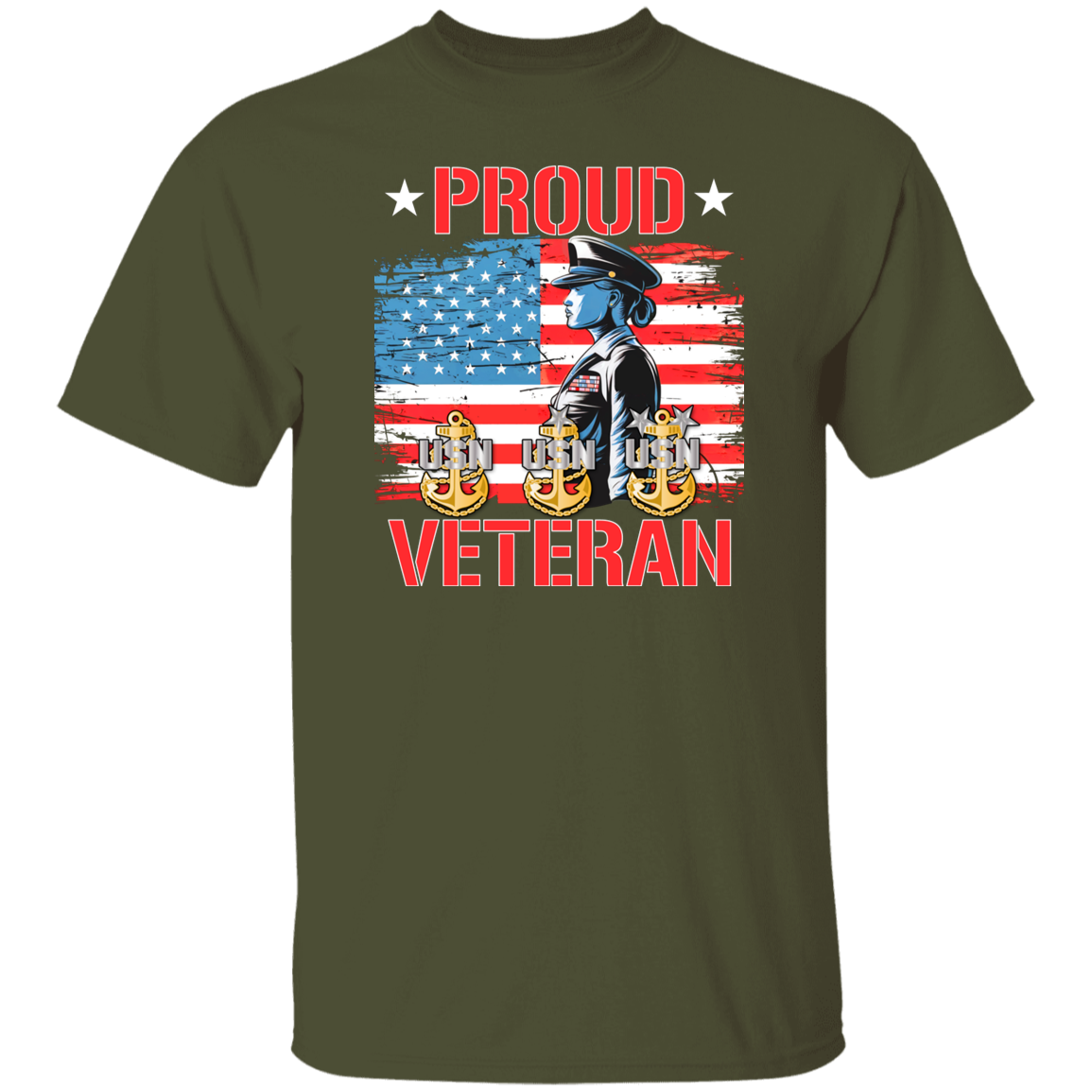 Proud Veteran 5.3 oz. T-Shirt