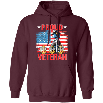 Proud Veteran Pullover Hoodie