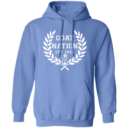 Goat Nation White Pullover Hoodie