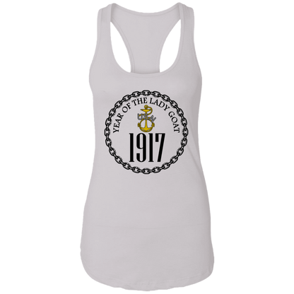 Year of the Lady Goat Ladies Racerback Tank