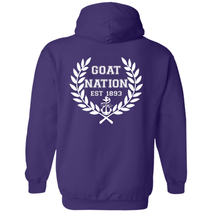 Goat Nation White FB Pullover Hoodie