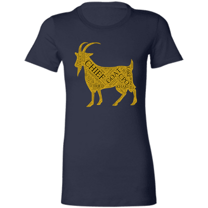 Goat Word Gold Ladies' Favorite T-Shirt