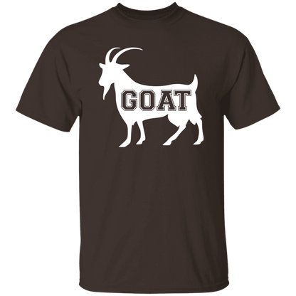 GOAT White 5.3 oz. T-Shirt