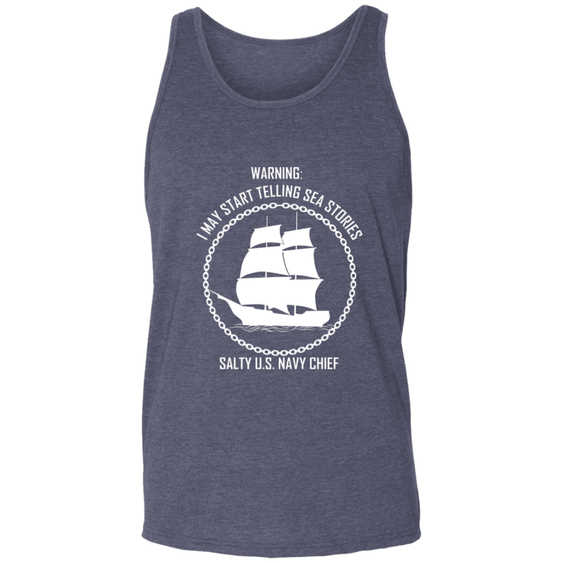 Salty Sea Story White Unisex Tank