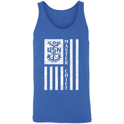 Master Chief Flag White  Unisex Tank