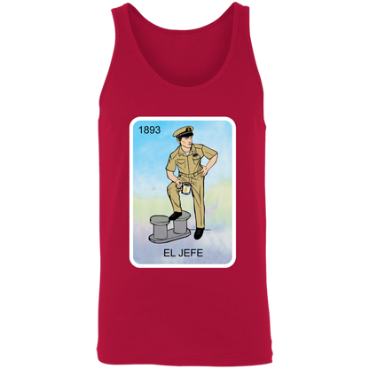 El Jefe Card Unisex Tank