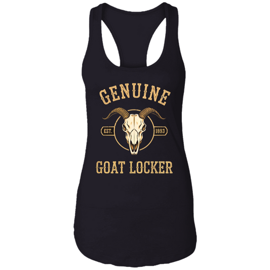 Genuine Goat Locker Ladies Racerback Tank