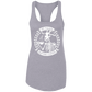 No Talkie Before Coffee Ladies Racerback Tank