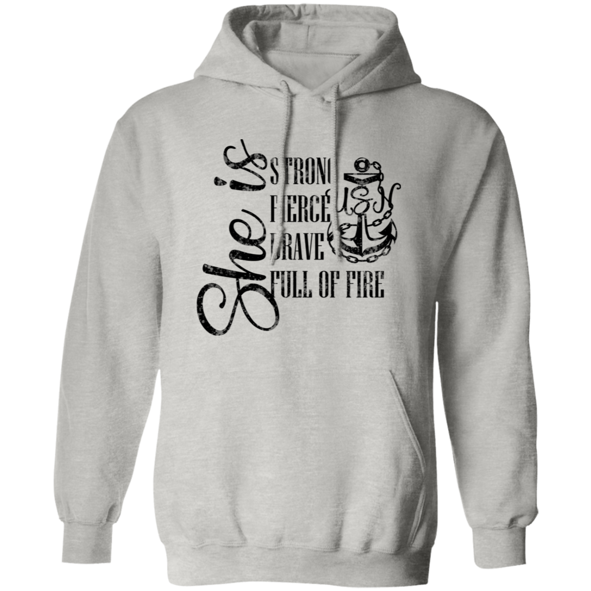 She Is Pullover Hoodie