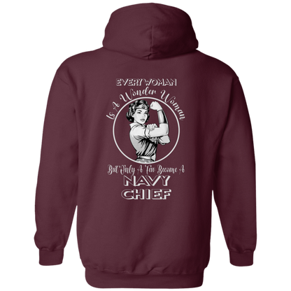 Every Wonder Woman BW Pullover Hoodie