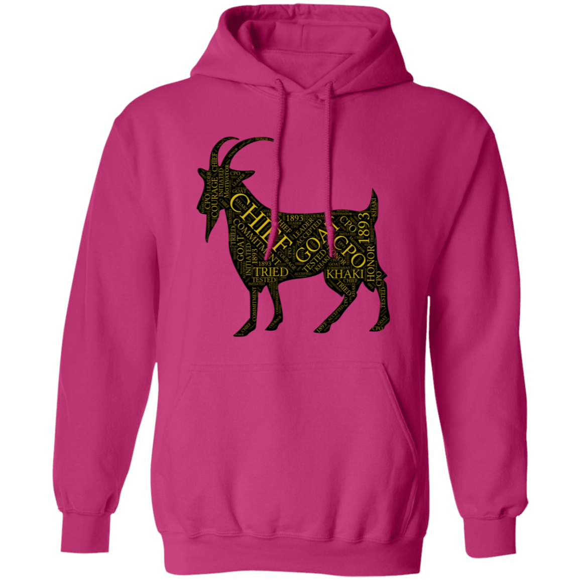 Goat Word Pullover Hoodie