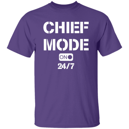 Chief Mode White 5.3 oz. T-Shirt