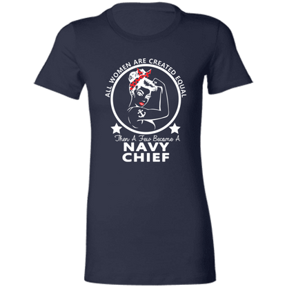 Navy Girl Chief White Ladies' Favorite T-Shirt