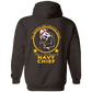 Navy Girl Front and Back Pullover Hoodie