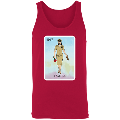 La Jefa Brown Shoe Unisex Tank