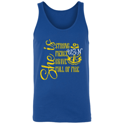 She Is Gold Unisex Tank