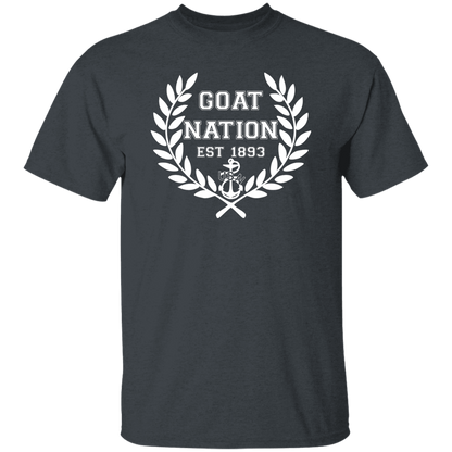 Goat Nation White 5.3 oz. T-Shirt