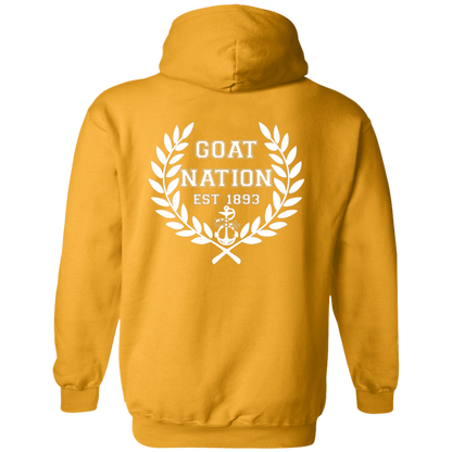 Goat Nation White FB Pullover Hoodie