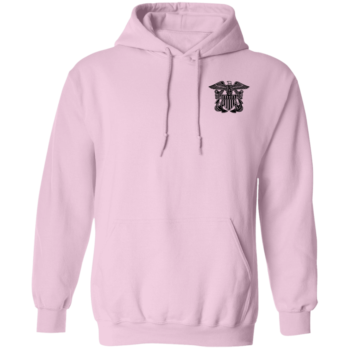 Navy Girl Officer FB Pullover Hoodie