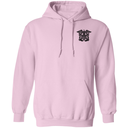 Navy Girl Officer FB Pullover Hoodie