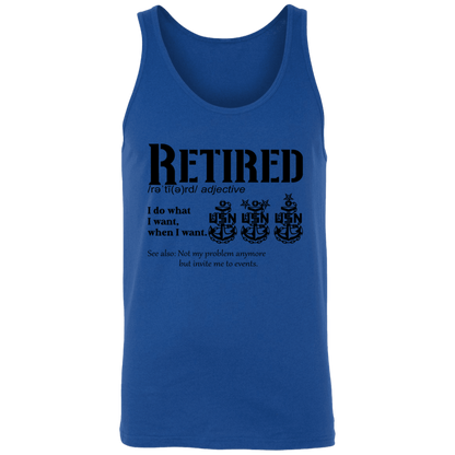 Retired Definition Unisex Tank