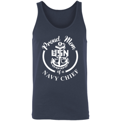 Proud Mom White Design  Unisex Tank