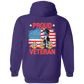 Proud Veteran Zip Up Hooded Sweatshirt