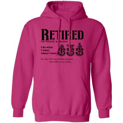 Retired Definition Pullover Hoodie