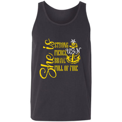 She is Senior Unisex Tank