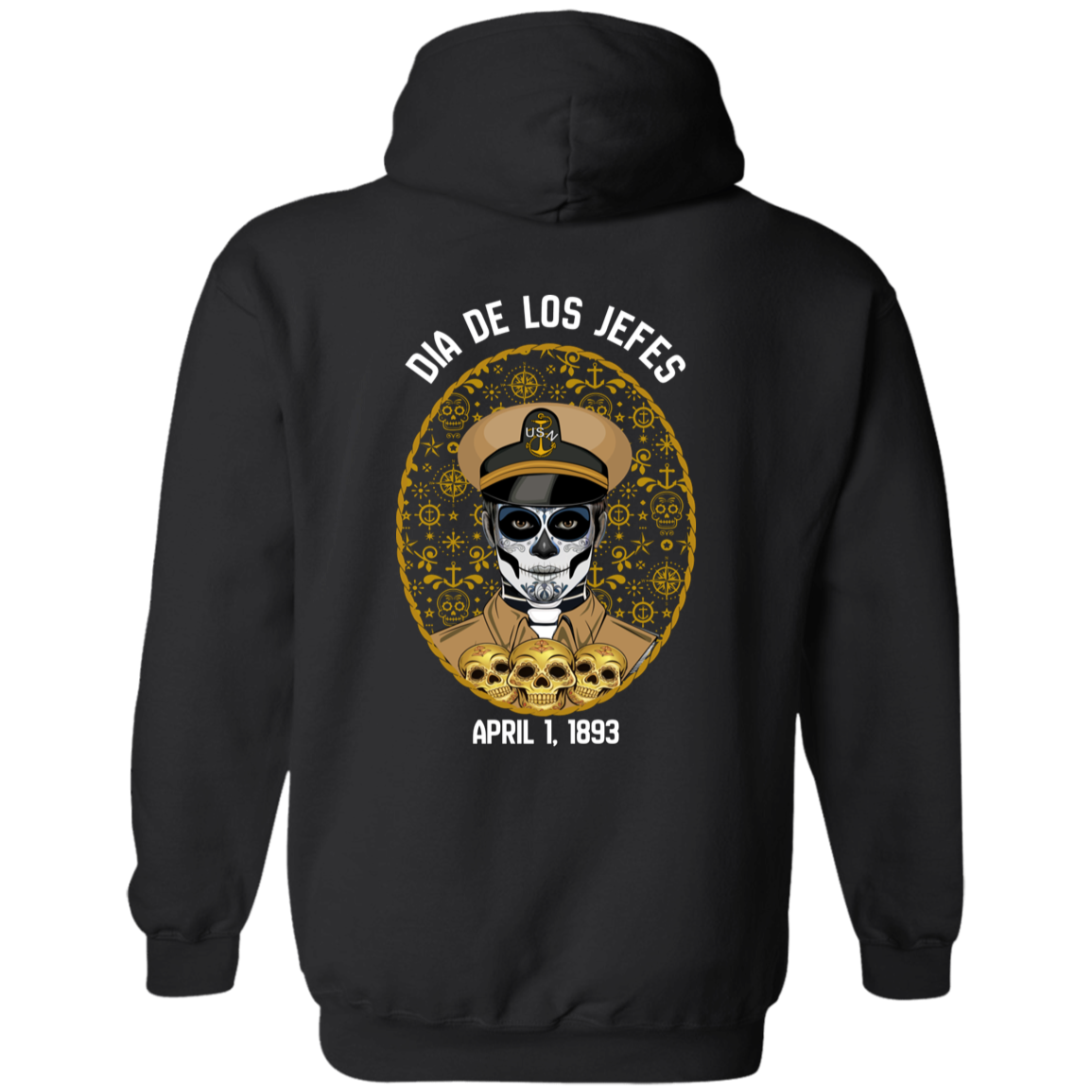 Dia De Los Jefes FB Pullover Hoodie