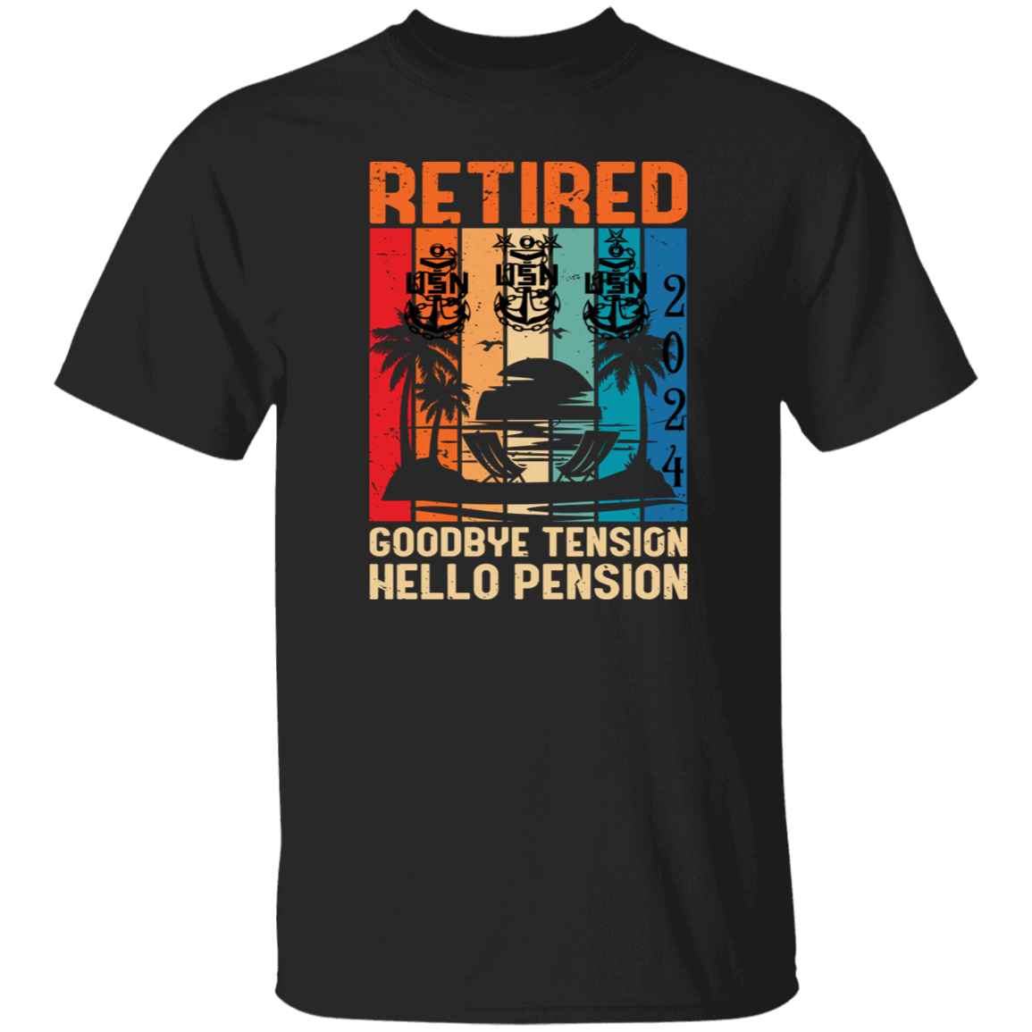 Hello Pension Retired 5.3 oz. T-Shirt