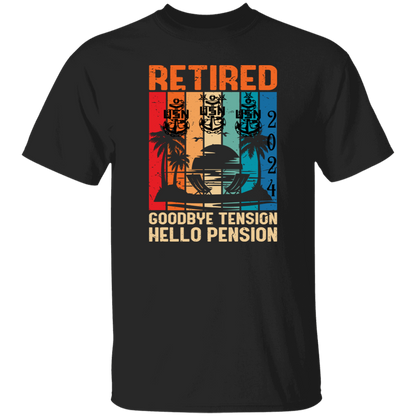 Hello Pension Retired 5.3 oz. T-Shirt