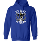 US Navy Veteran Skull Pullover Hoodie