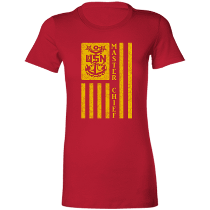 Master Chief Flag Gold  Ladies' Favorite T-Shirt