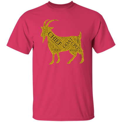Goat Word Gold 5.3 oz. T-Shirt