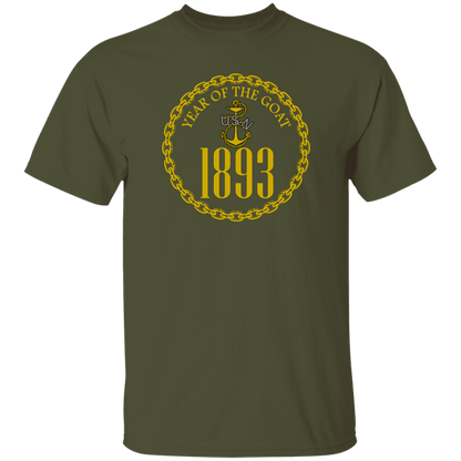 Year of the Goat Gold 5.3 oz. T-Shirt