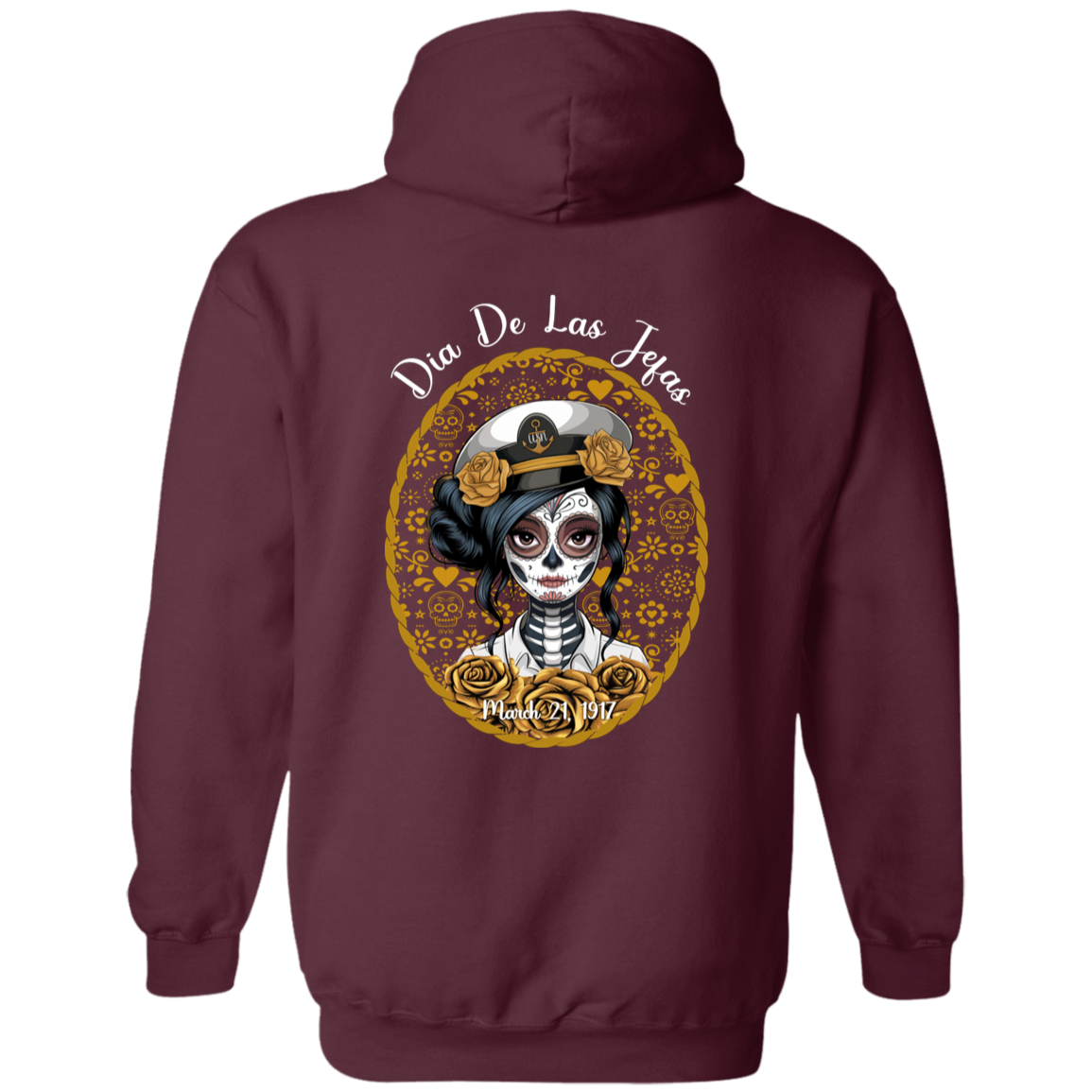 Dia De Las Jefas FB Pullover Hoodie