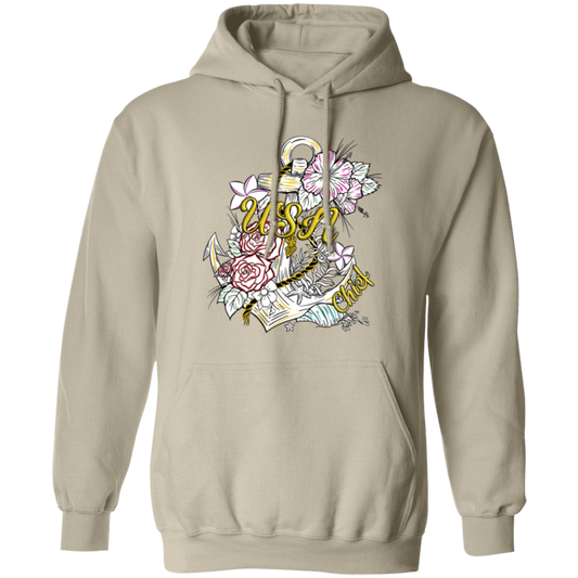 Wooden Anchor Pullover Hoodie