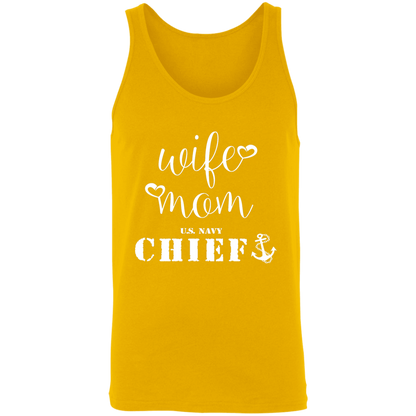 WMC White Unisex Tank