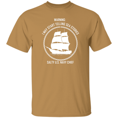 Salty Sea Story White 5.3 oz. T-Shirt