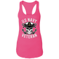 US Navy Veteran Skull  Ladies Racerback Tank